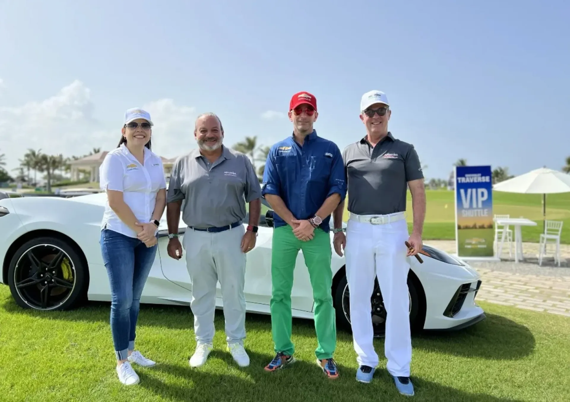Chevrolet and Santo Domingo Motors join the success of the ADOZONA golf tournament