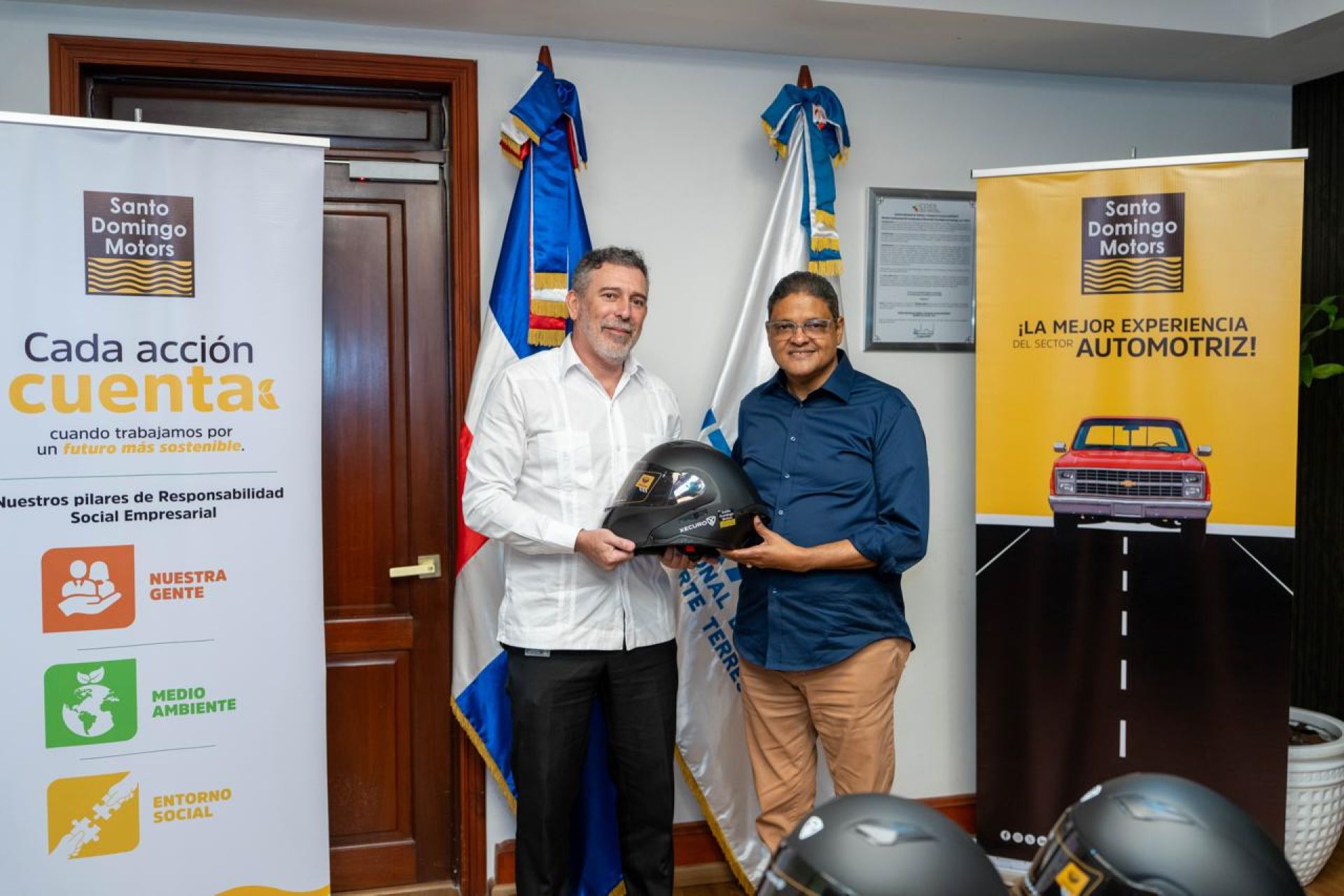 Santo Domingo Motors y Yamaha fortalecen su colaboración con el INTRANT para impulsar la seguridad vial en República Dominicana